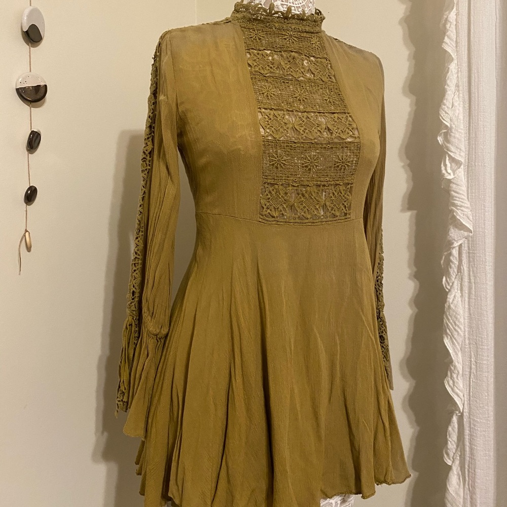 Mustard dress